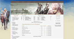 Desktop Screenshot of lineager.lt